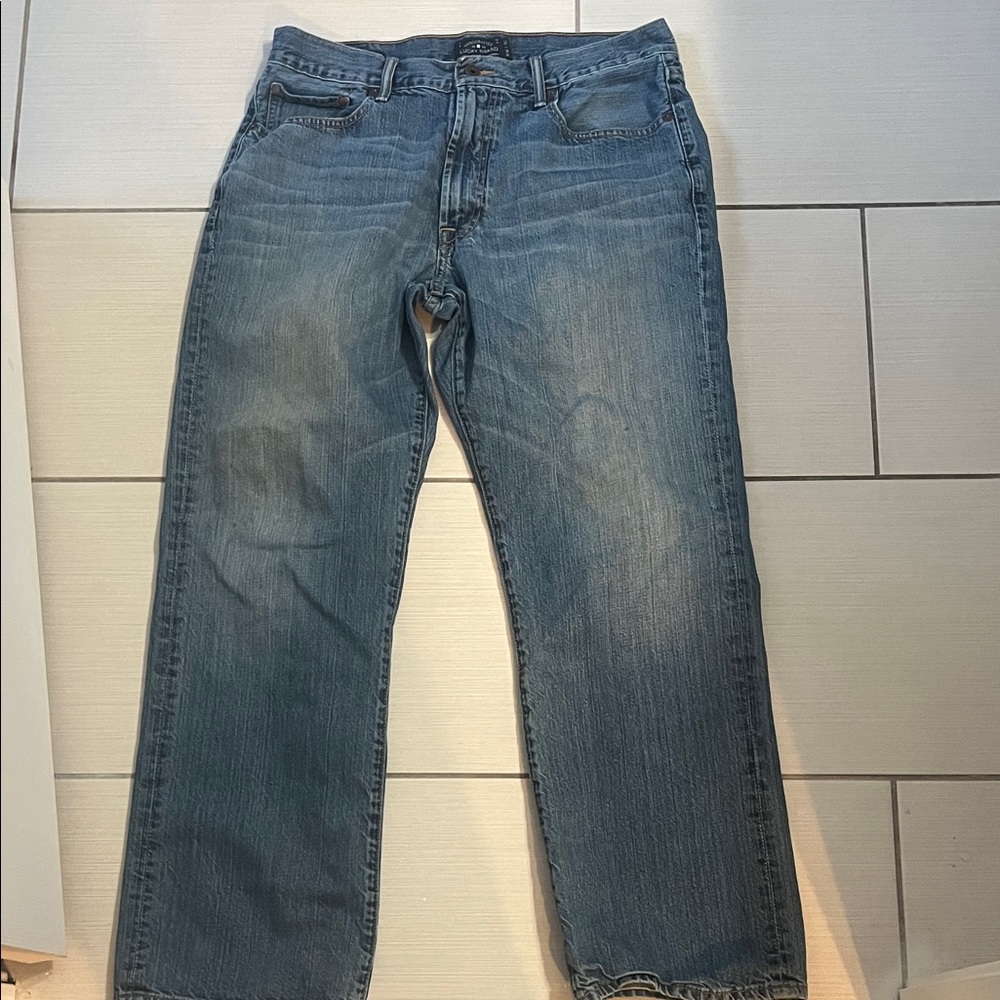 Classic Blue Lucky Brand 181 relaxed straight Denim Jeans